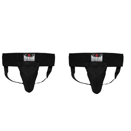 Morgan Classic Elastic Groin Guard with Cup (Black)