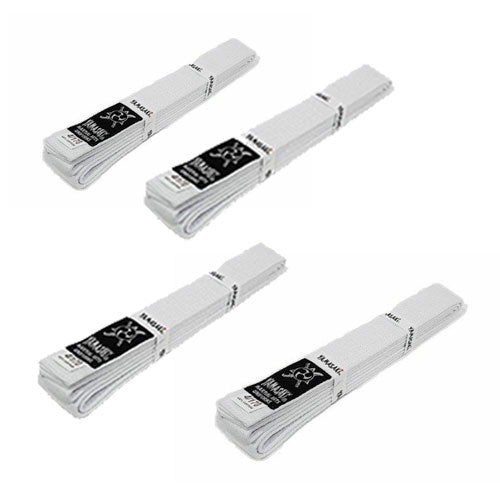 Yamasaki Deluxe Coloured Martial Arts Belts (White)