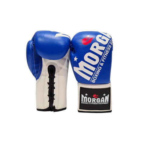 Morgan V2 Fight Night Boxing Gloves (Blue/White)