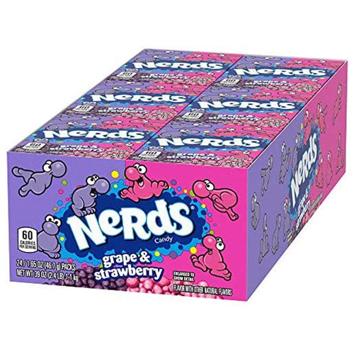 Nerds Grape & Strawberry Candy (24x46.7g)