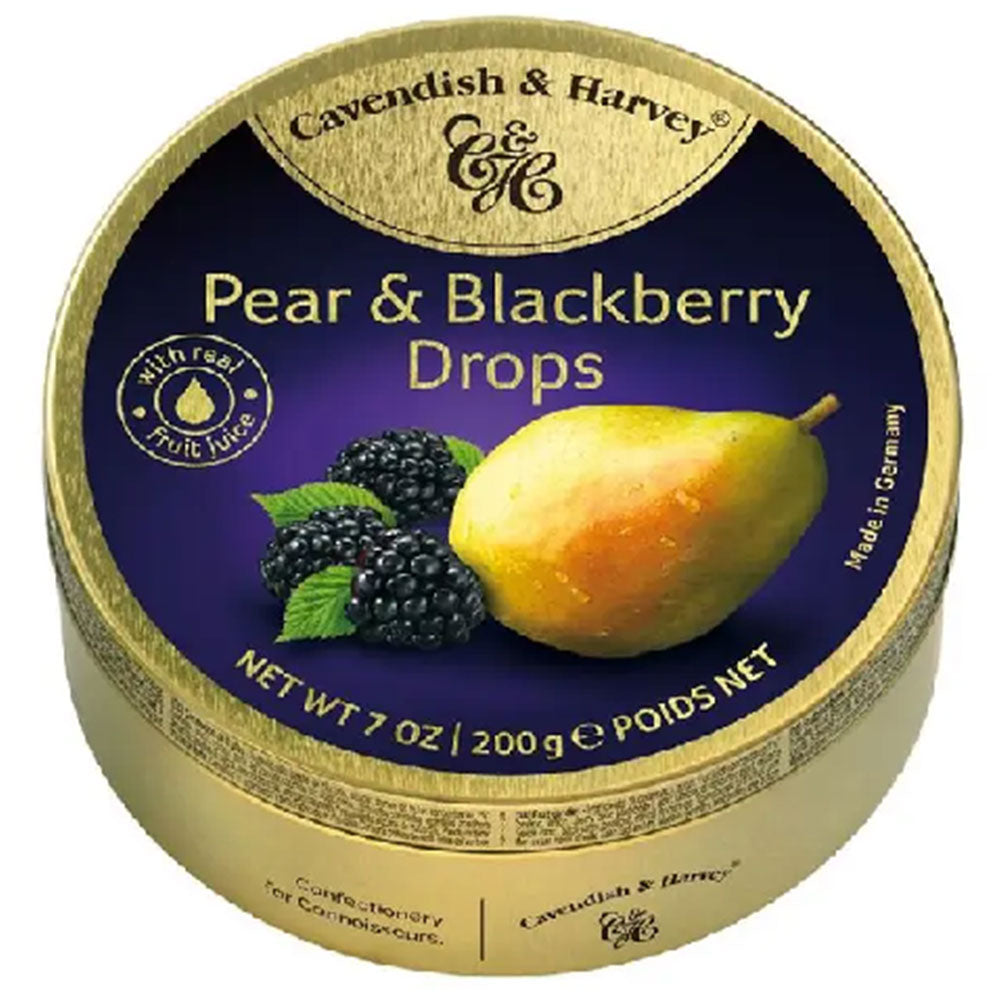 Cavendish & Harvey Pear and Blackberry Drops (10pcs/Tin)
