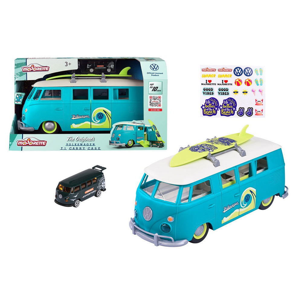 Majorette VW The Originals T1 Carry Case with 1 Mini Car
