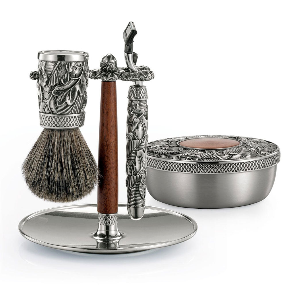 Royal Selangor Woodland Shaving Set