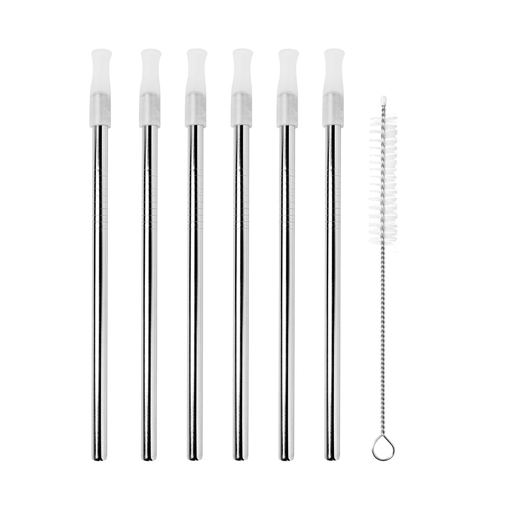Avanti Cocktail Stainless Steel Straw (Set of 6)