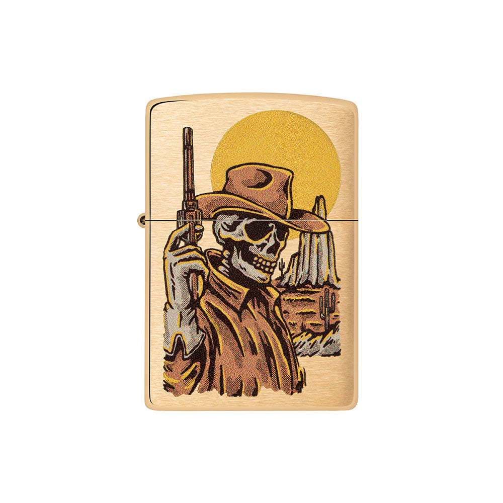 Zippo Cowboy Skull Design Windproof Lighter