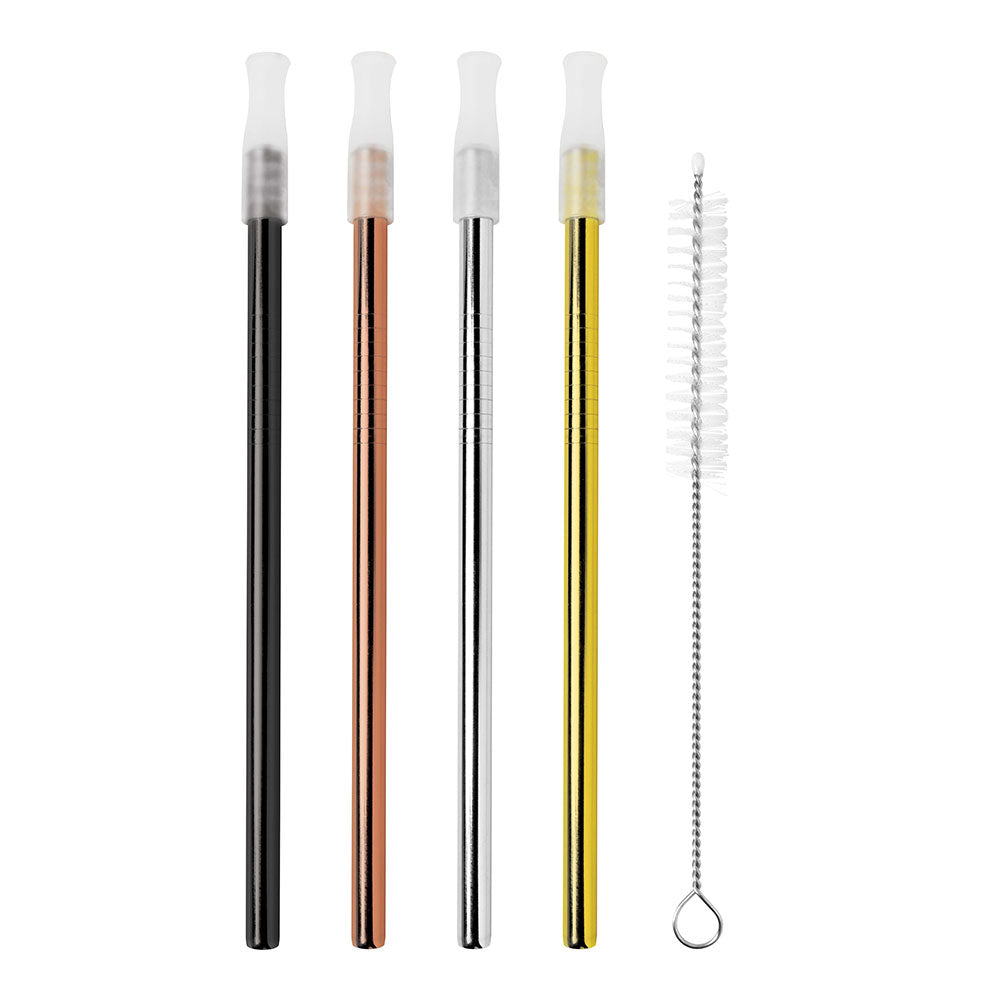 Avanti Cocktail Precious Metal Straw (Set of 4)