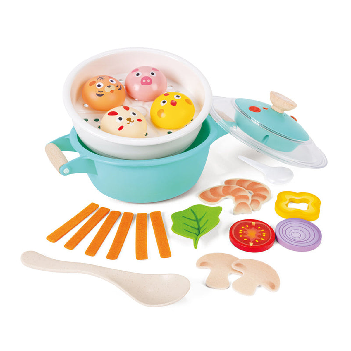 Hape Little Chef Cooking & Steam Playset Plus
