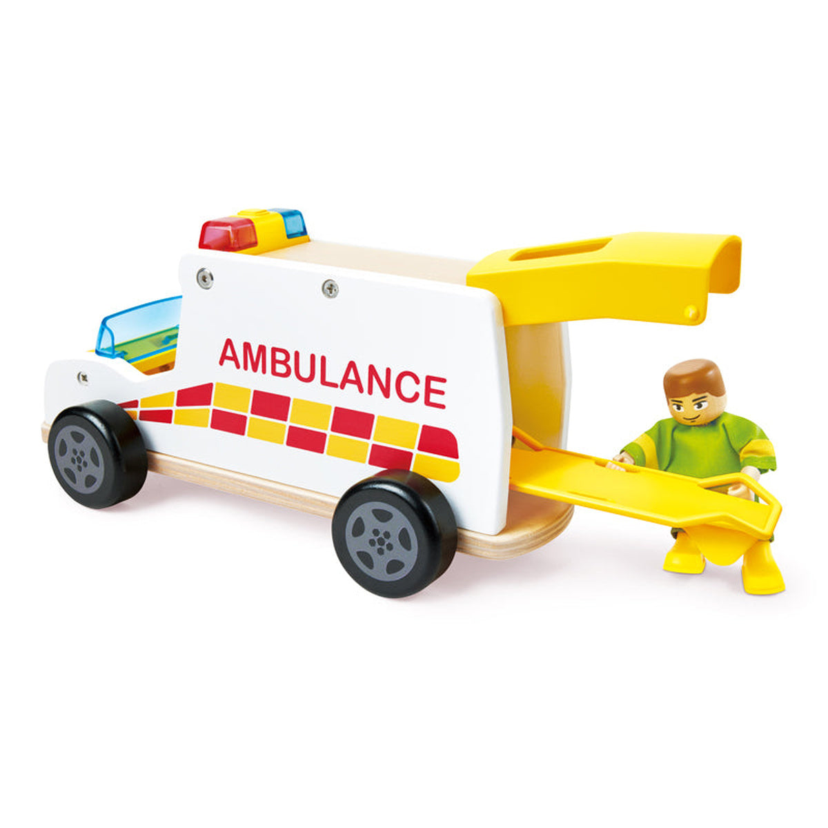 Hape Rapid Response Toy Ambulance