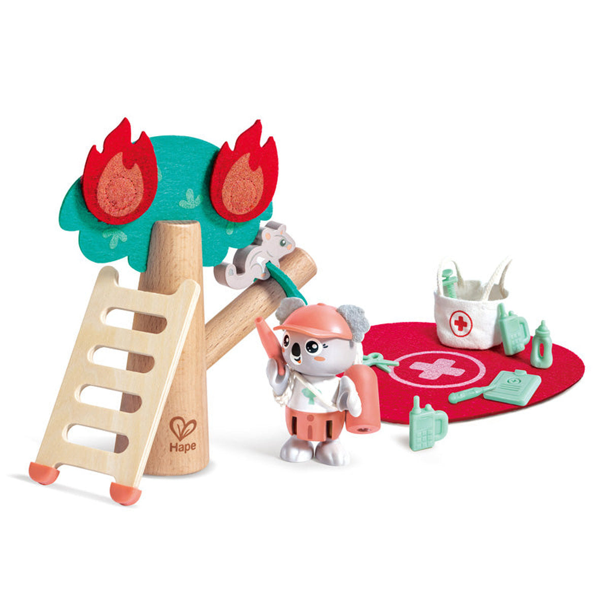 Hape Forest Fire Rescue Playset
