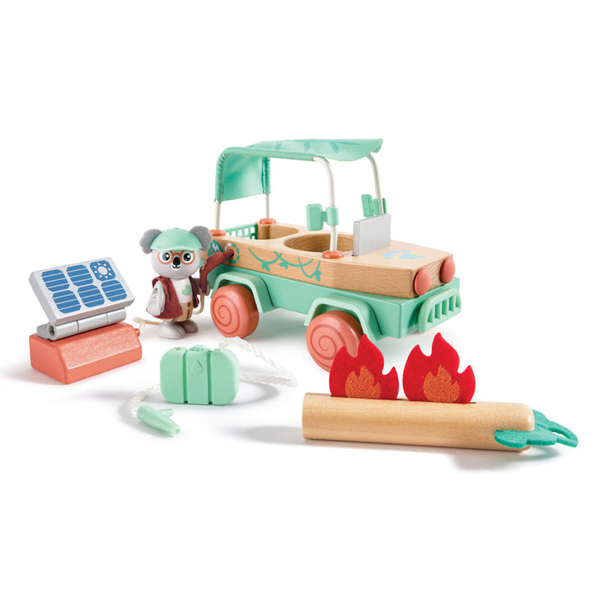Hape Solar Offroad Adventures Vehicle Playset
