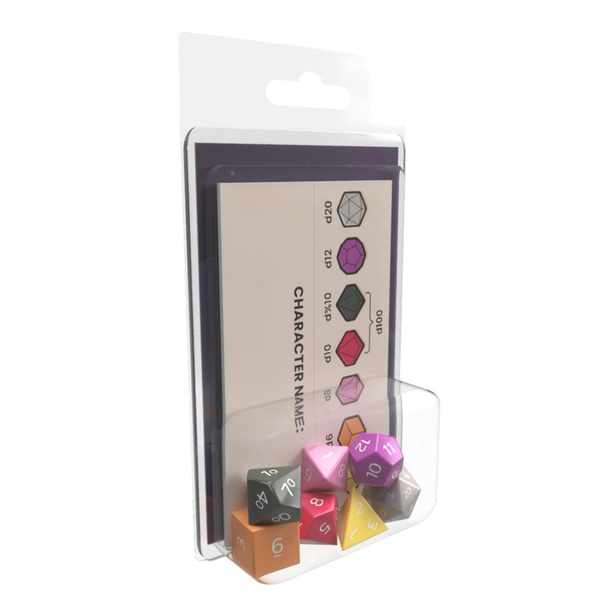 Color Coded Dice Set