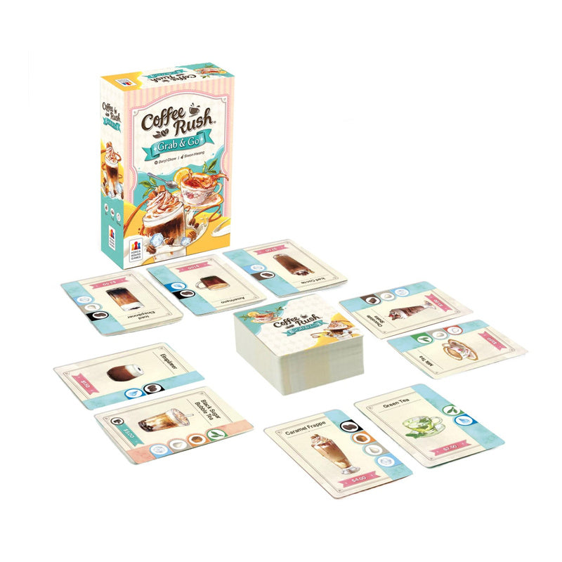 Coffee Rush Grab & Go Board Game