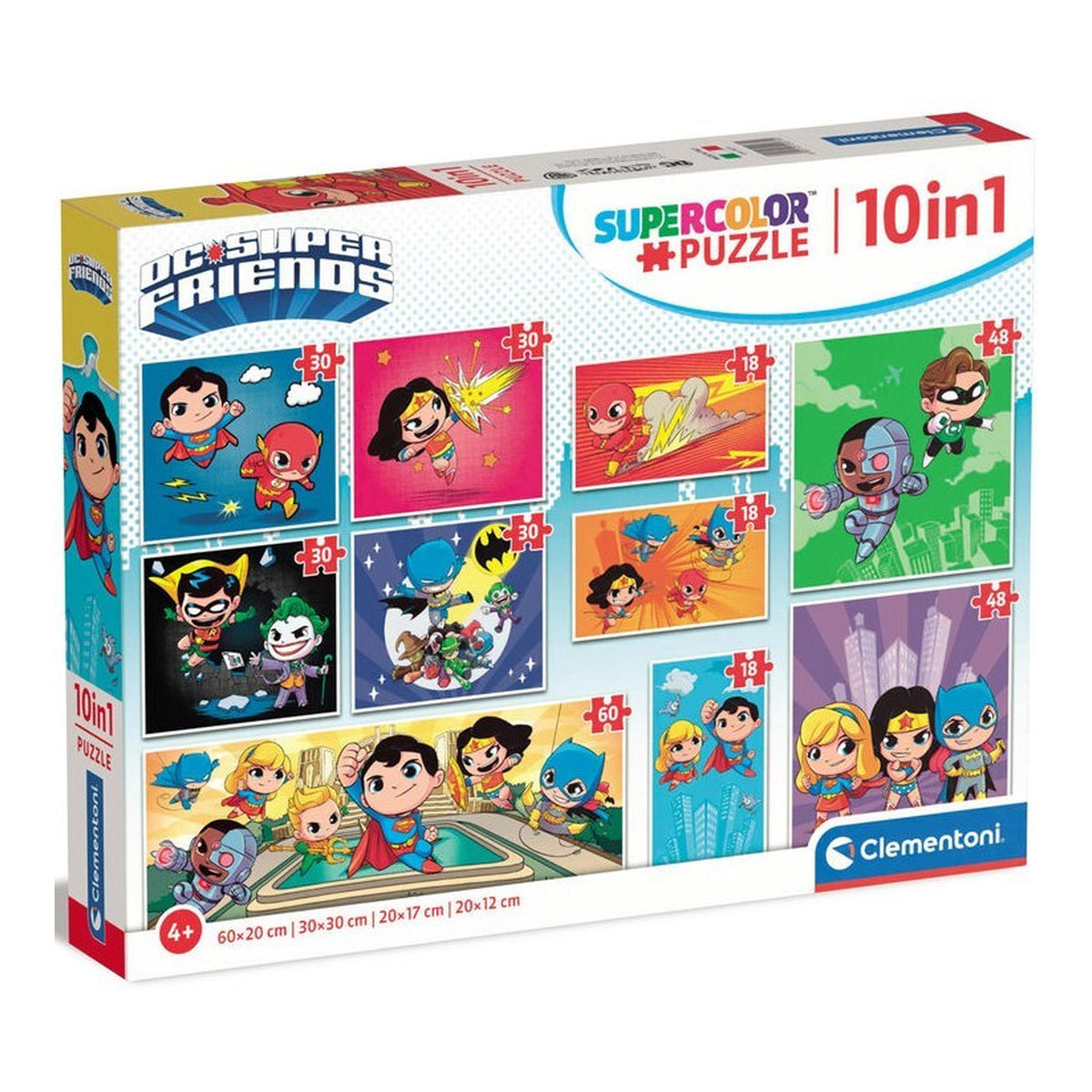 Clementoni 10 in 1 Puzzle DC Comics