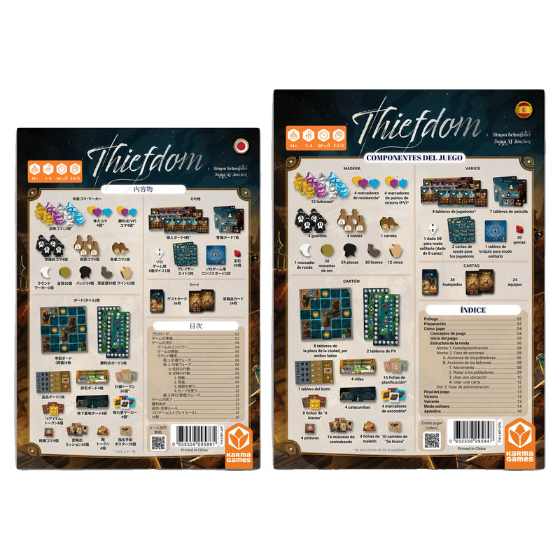 Language Pack Thiefdom Board Game