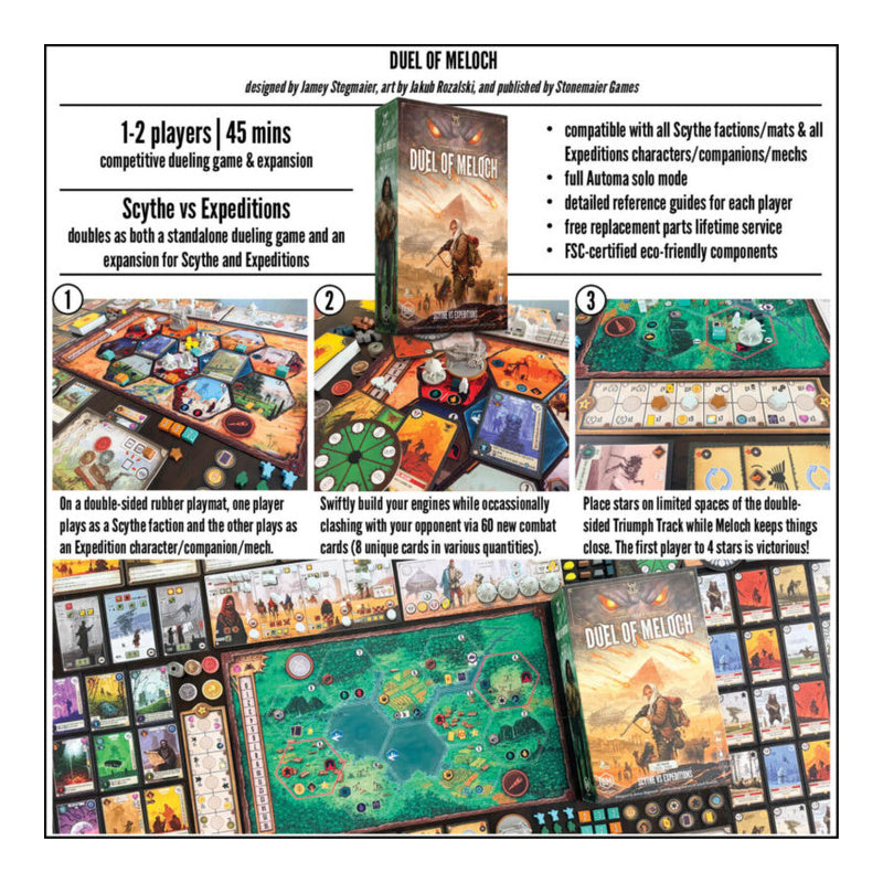 Duel of Meloch Board Game
