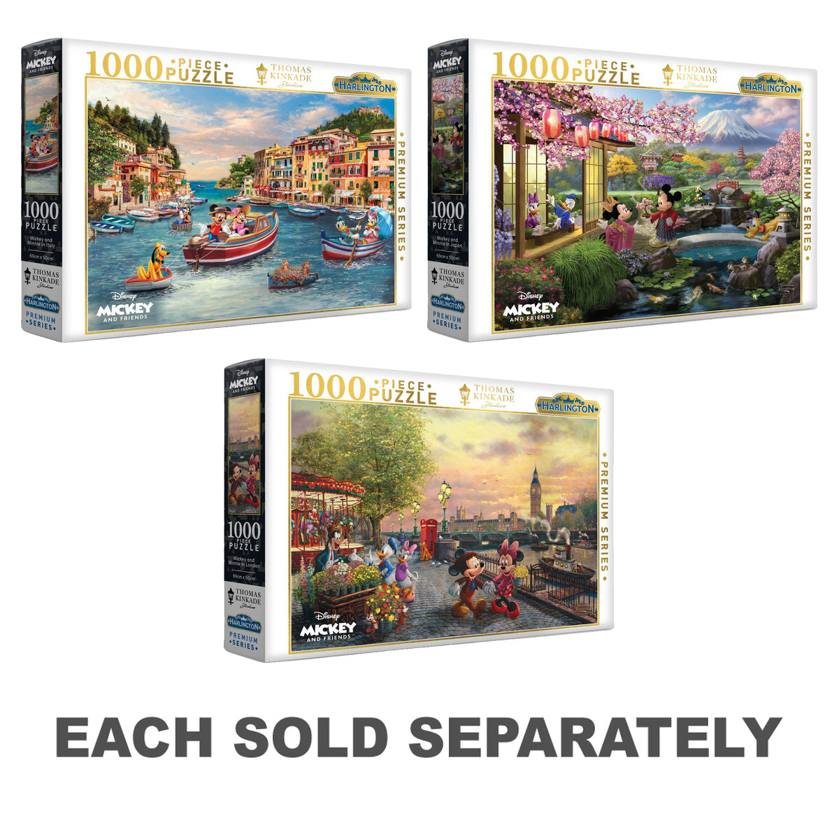 Thomas Kinkade Puzzle Disney Mickey and Minnie in 1000pcs