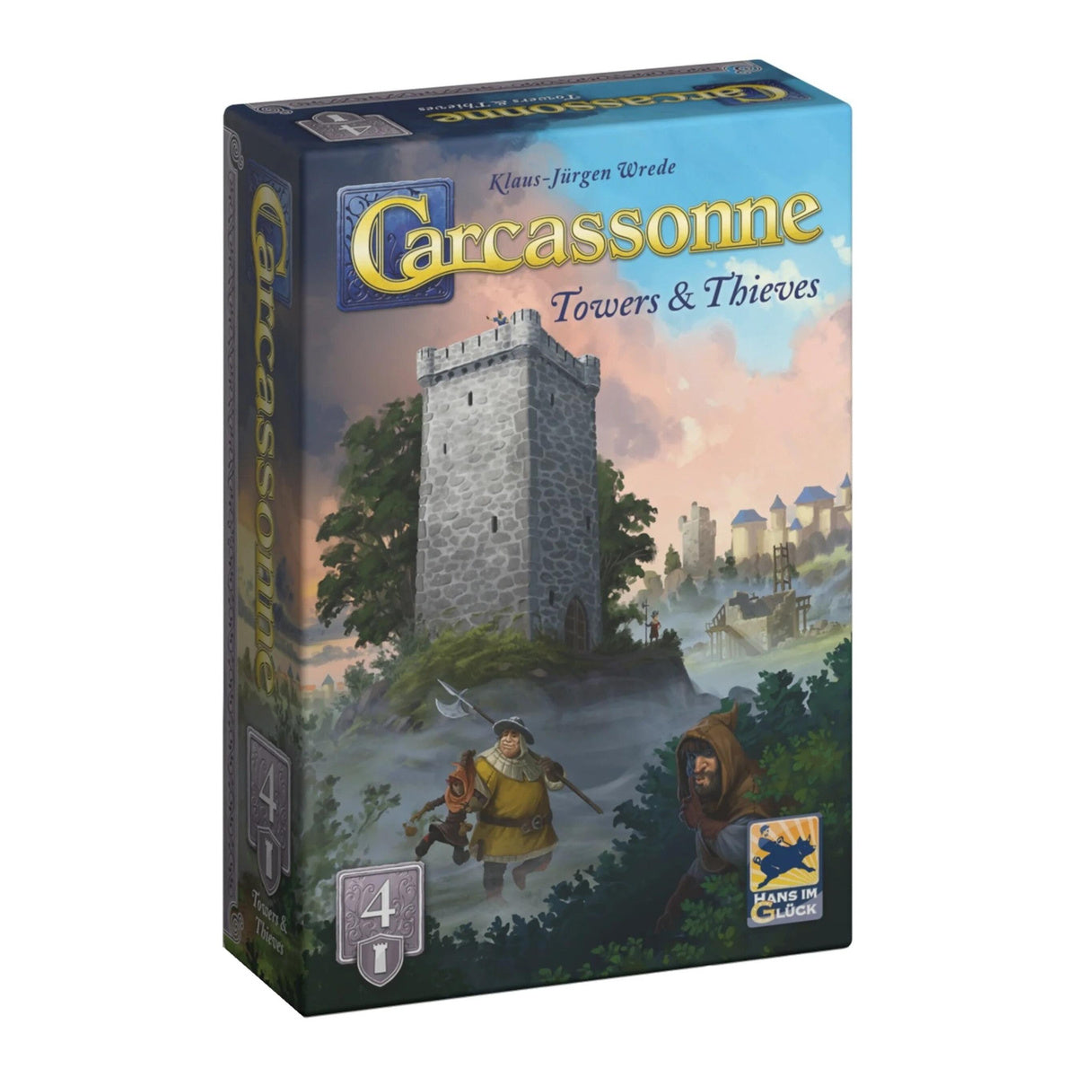 Carcassonne Expansion 4 Towers and Thieves (2025 Redesign)