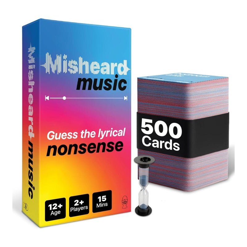 Misheard Music Party Card Game