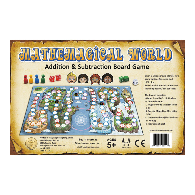 Mathemagical World Board Game