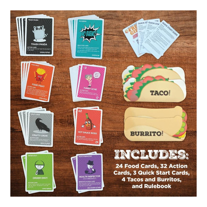Taco vs Burrito Card Game
