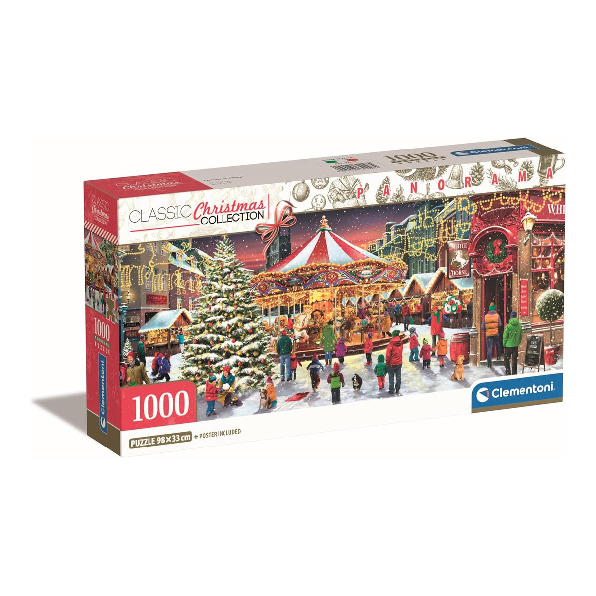 Clementoni Panorama Puzzle Christmas Village 1000pcs