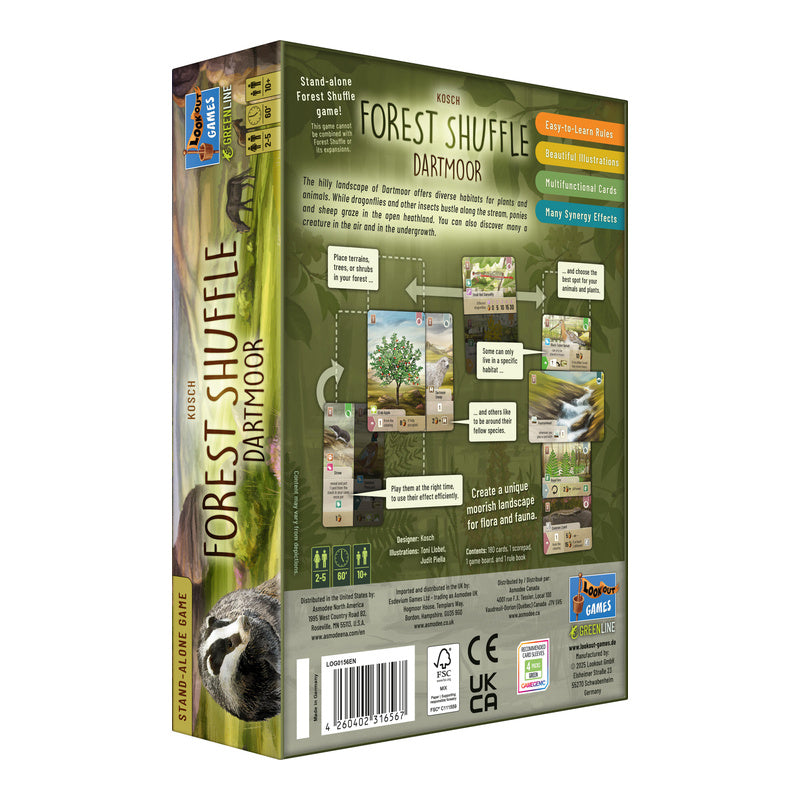 Forest Shuffle Dartmoor Board Game