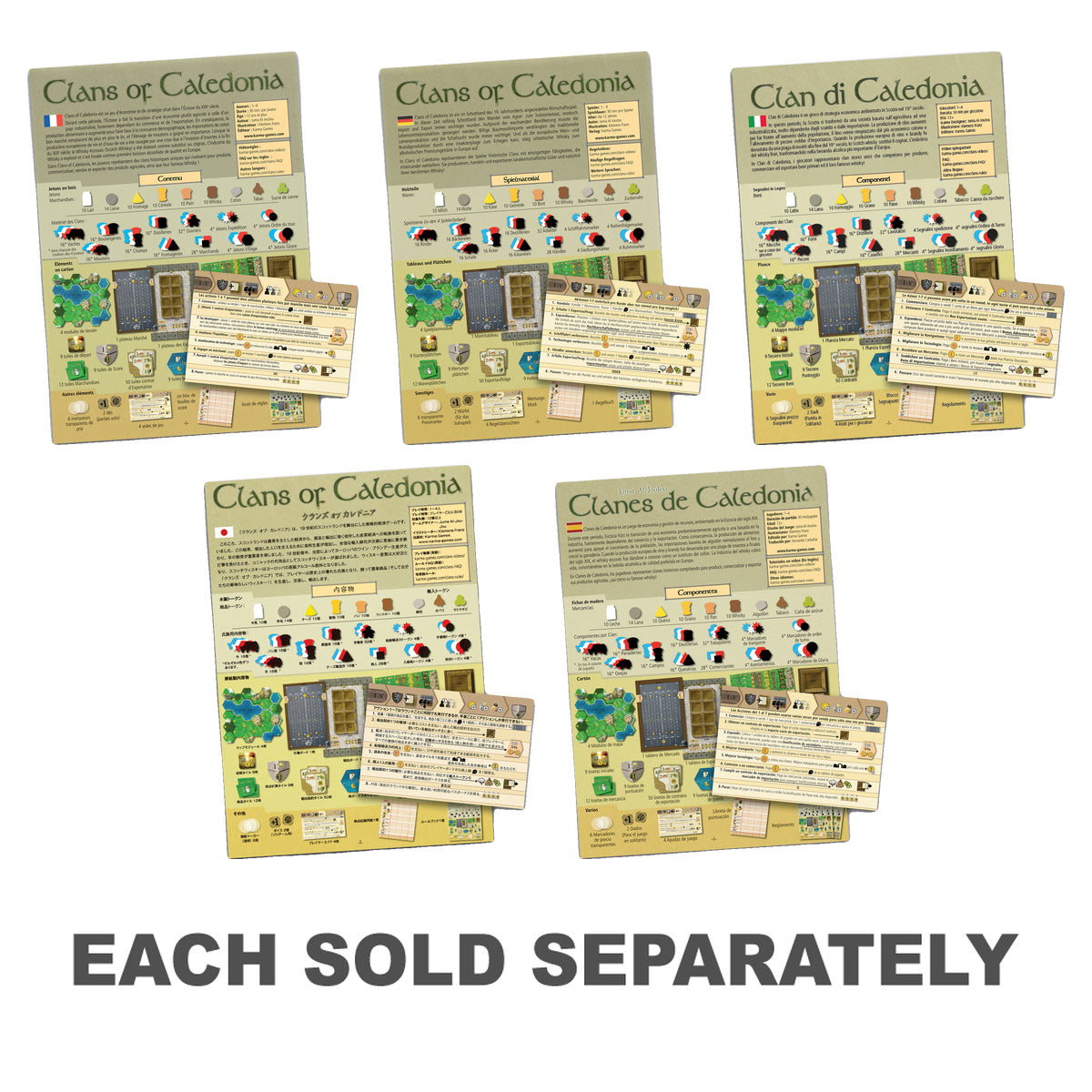 Language Pack Clans of Caledonia Base Game