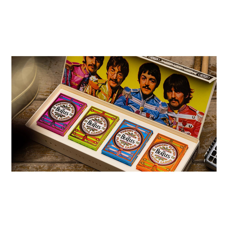 the Beatles Luxury Box Set includes one each Playing Cards