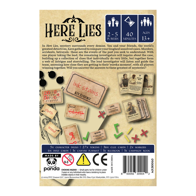 Here Lies Board Game