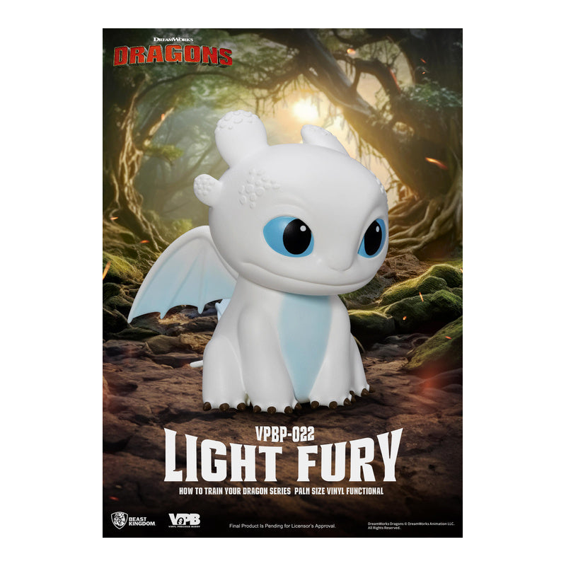Piggy Bank How to Train Your Dragon Palm Size Light Fury