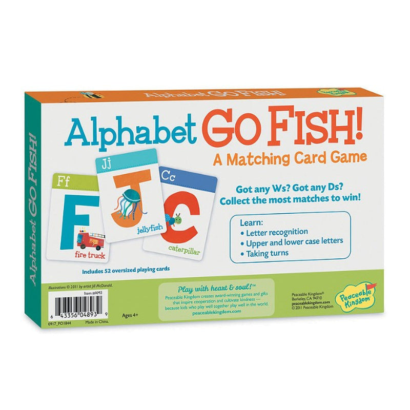 Alphabet Go Fish Kids Card Game
