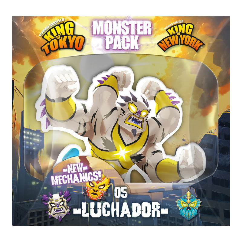 King of Tokyo Luchador Monster Pack Board Game