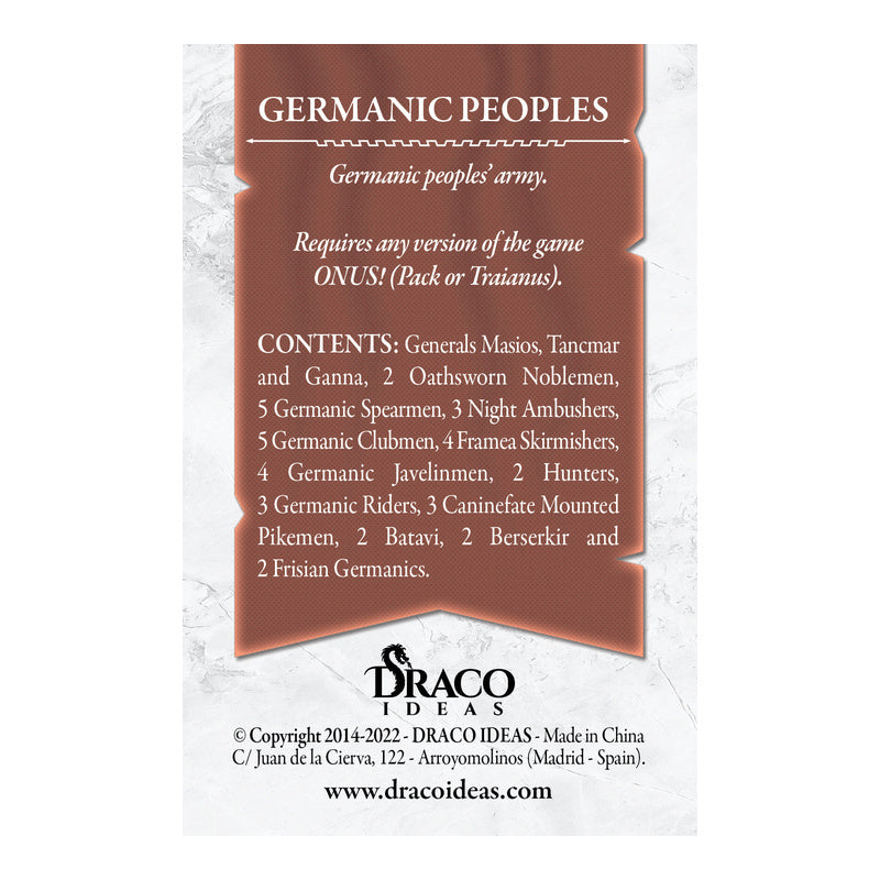 Onus! Army X Germanic Peoples Board Game