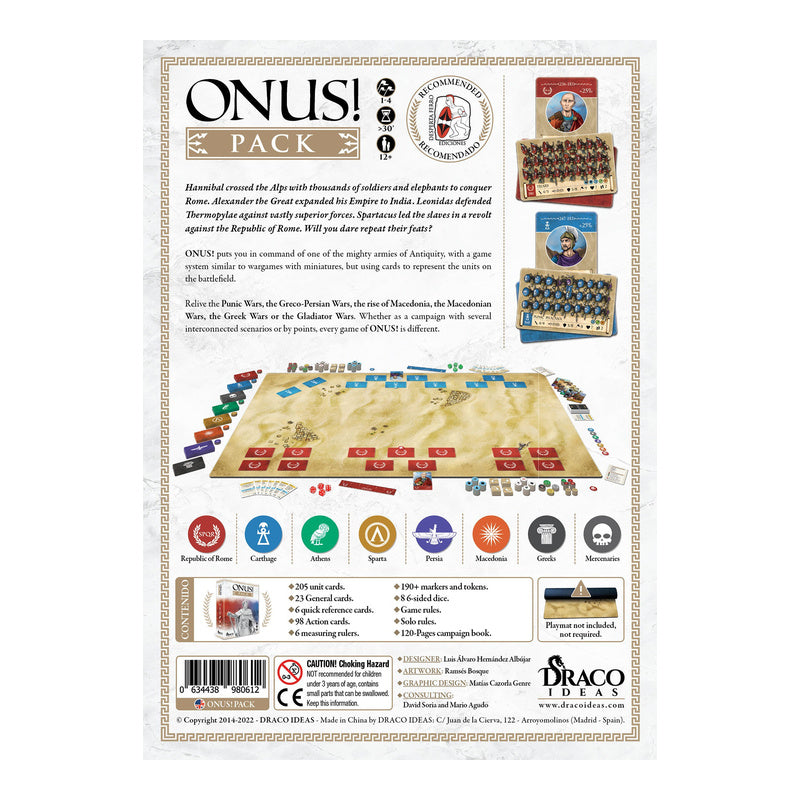 Onus! Pack Board Game