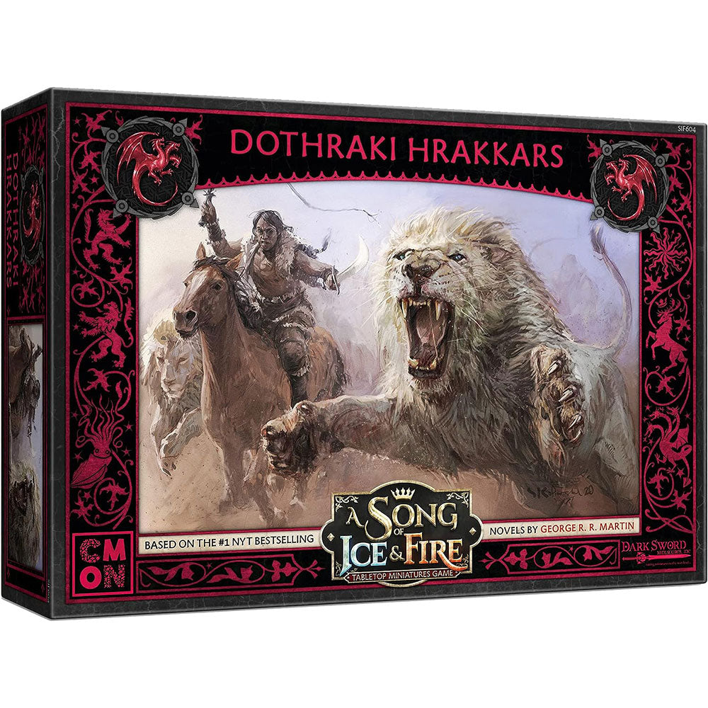 A Song of Ice and Fire Dothraki Hrakkars Miniature Game