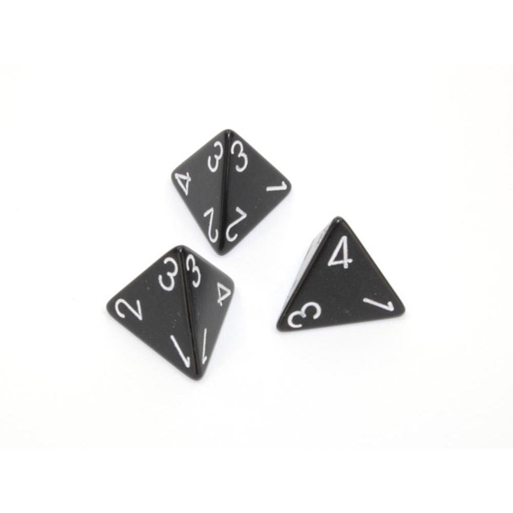 Chessex Opaque D4 Polyhedral Dice