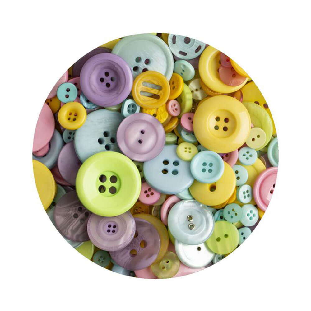 EC Buttons Assorted Jar (400g)