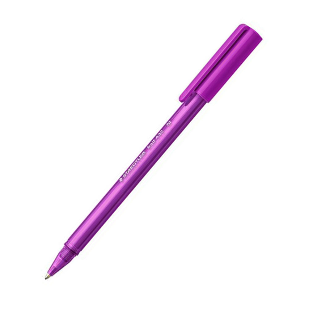 Staedtler Medium 432 Ballpen 10pcs (Purple)