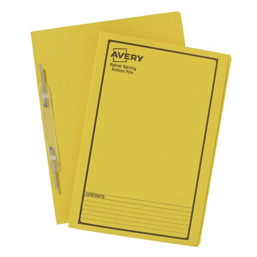 Avery Spiral Spring File with Black Print (5pcs)