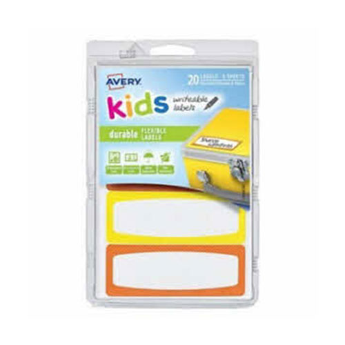 Avery Writable Kids ID Labels 20pcs (89x32mm)