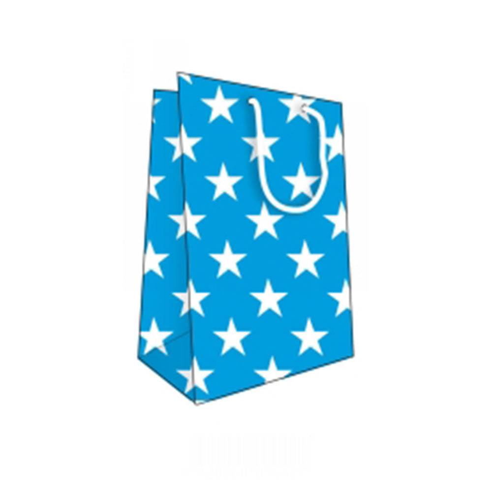 Ozcorp Medium Gift Bag with Stars (Blue)