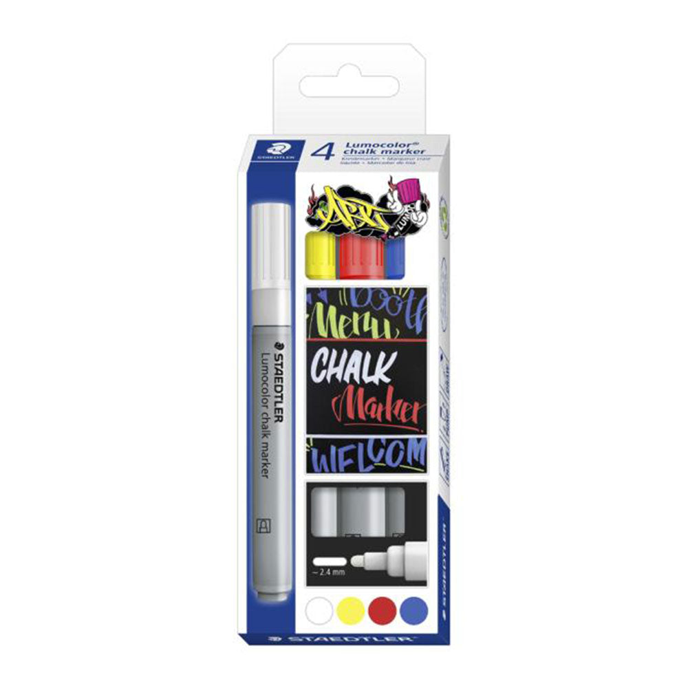 Staedtler Lumocolor Chalk Marker (Pack of 4)
