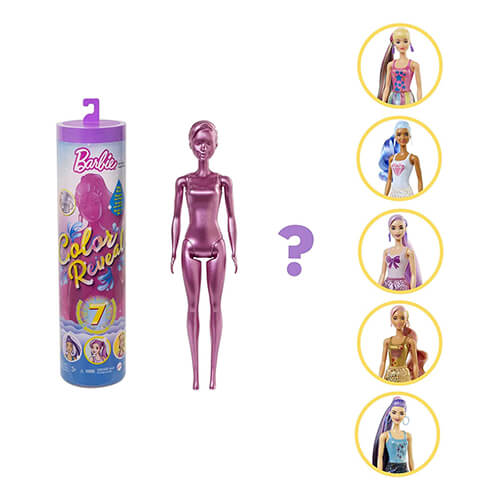 Barbie Colour Reveal Doll (1pc Random Style)