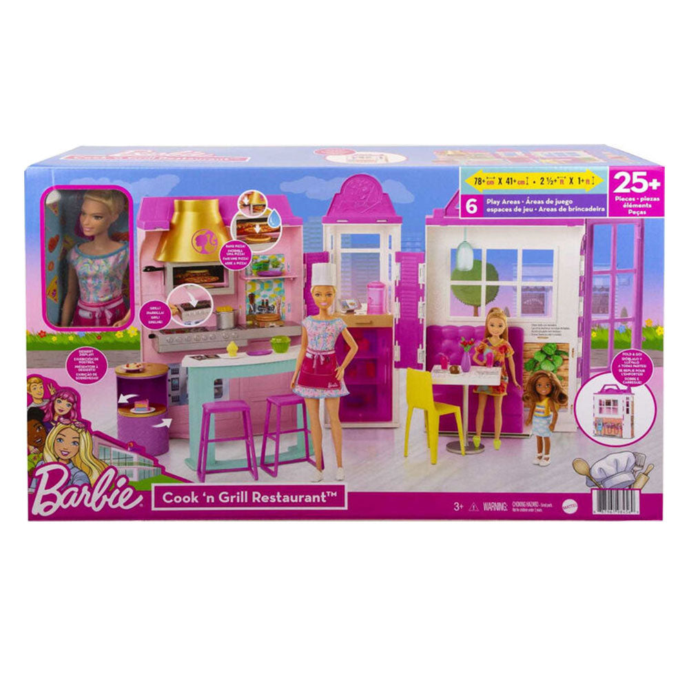 Barbie Cook n' Grill Restaurant Doll and Playset