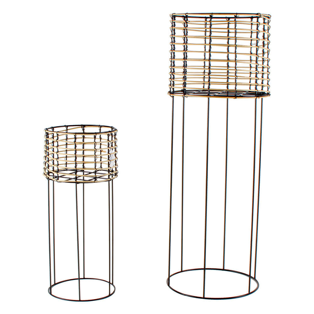 Agata Planter Stand Set of 2 (Large 70x25x25)
