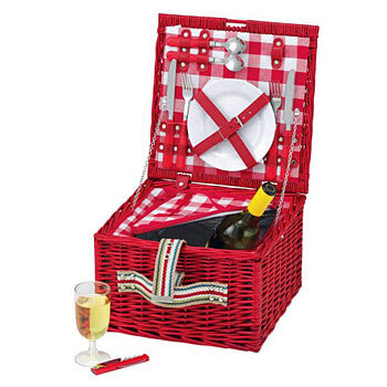 Avanti 2-Person Willow Picnic Basket