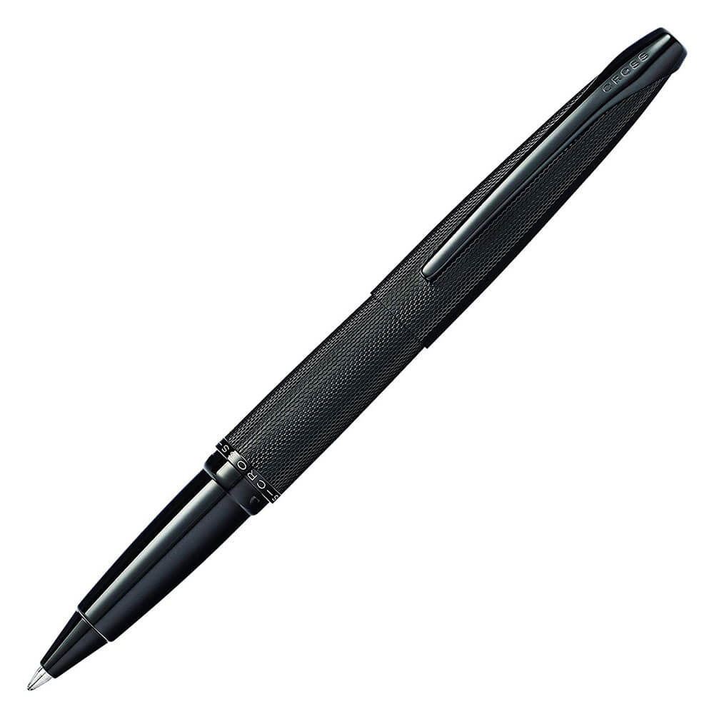 ATX Brushed Black Etched Diamond Pen