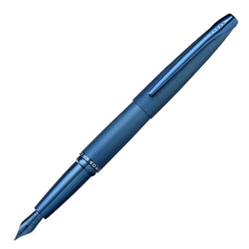 Cross ATX Sandblast Fountain Pen (Dark Blue)
