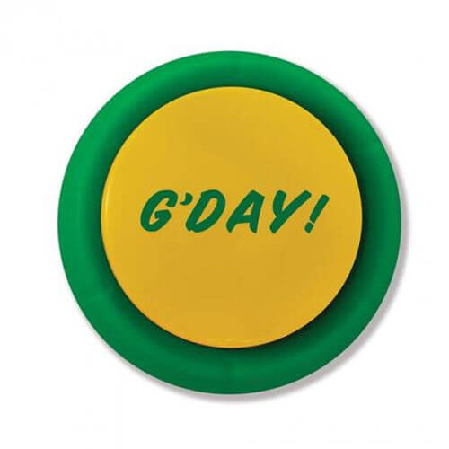 G'DAY Aussie Button