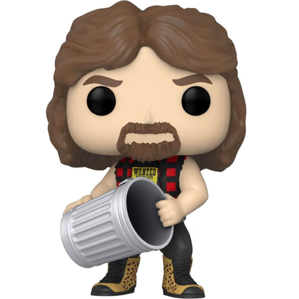 WWE Cactus Jack w/Trash Can US Exclusive Pop! Vinyl with Pin
